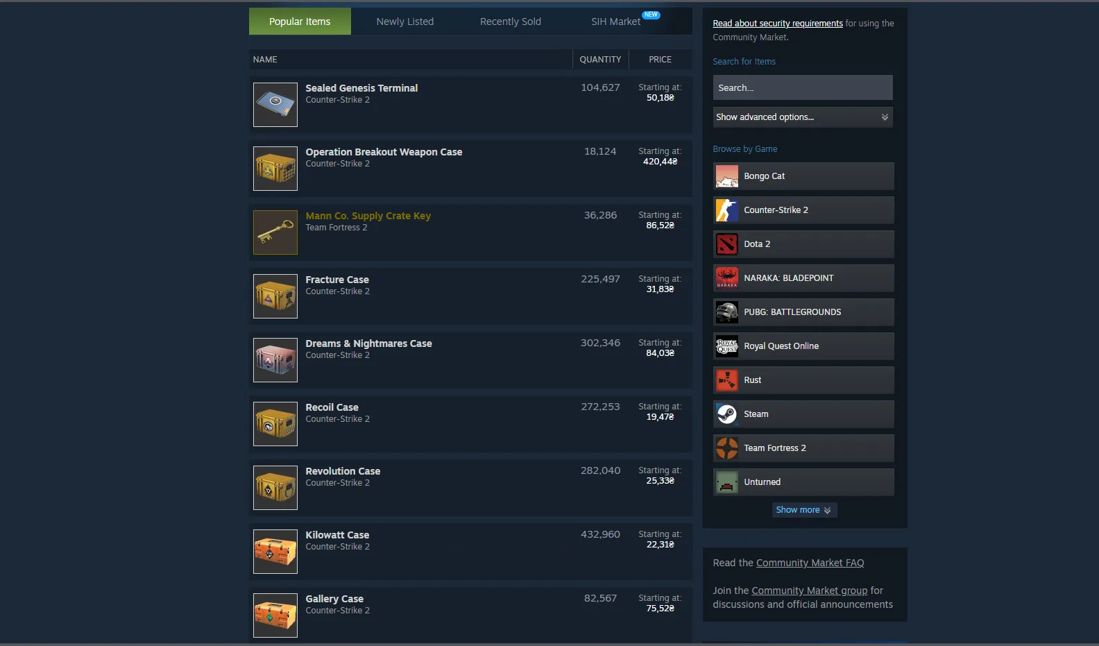 CS2 Case Keys
