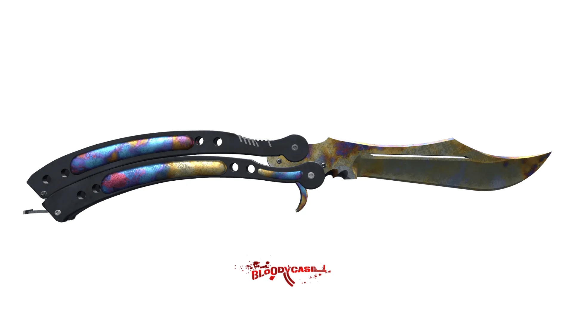 Butterfly Knife | Case Hardened (Blue Gem)
