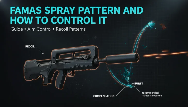 CS2 FAMAS Spray Pattern by BloodyCase
