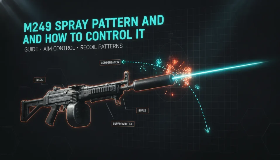 CS2 M249 Spray Pattern by BloodyCase