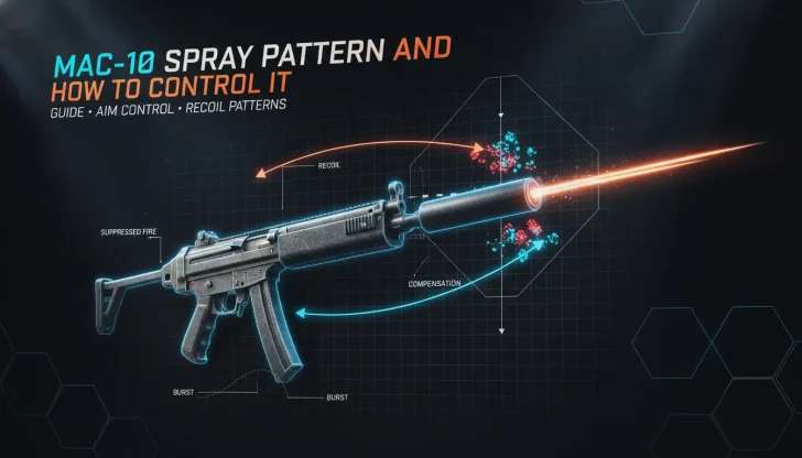 CS2 MAC-10 Spray Pattern by BloodyCase
