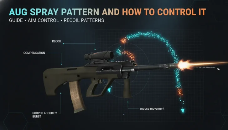 CS2 AUG Spray Pattern by BloodyCase
